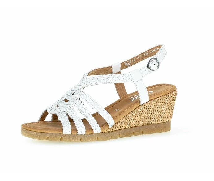 Gabor Sandaler Dame Hvite | NO0002370