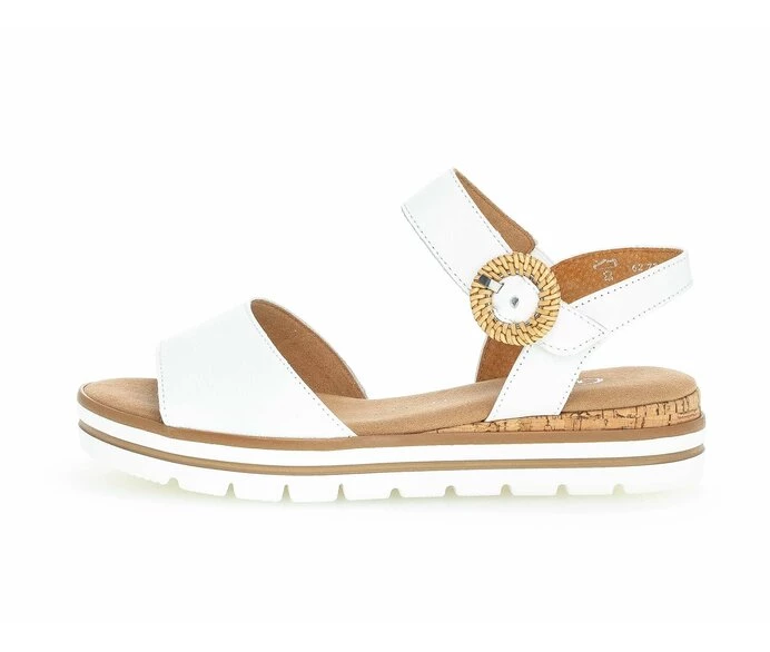 Gabor Sandaler Dame Hvite | NO0002398