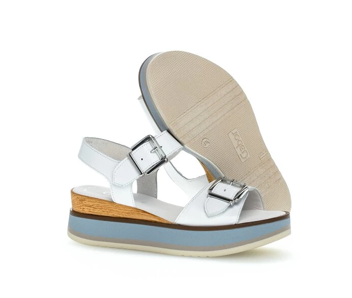 Gabor Sandaler Dame Hvite | NO0002404