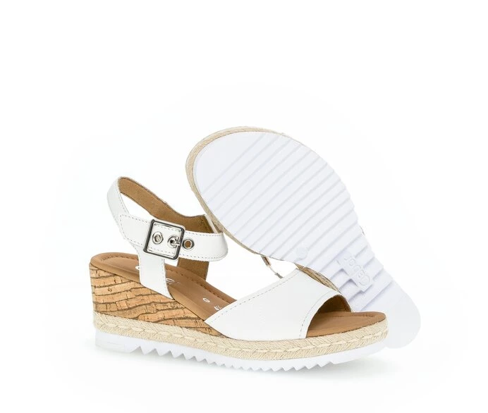 Gabor Sandaler Dame Hvite | NO0002412