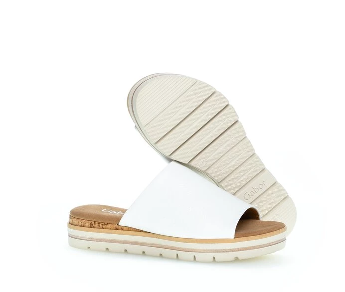 Gabor Sandaler Dame Hvite | NO0002421