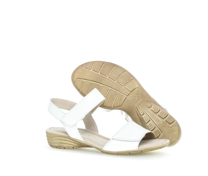 Gabor Sandaler Dame Hvite | NO0002478