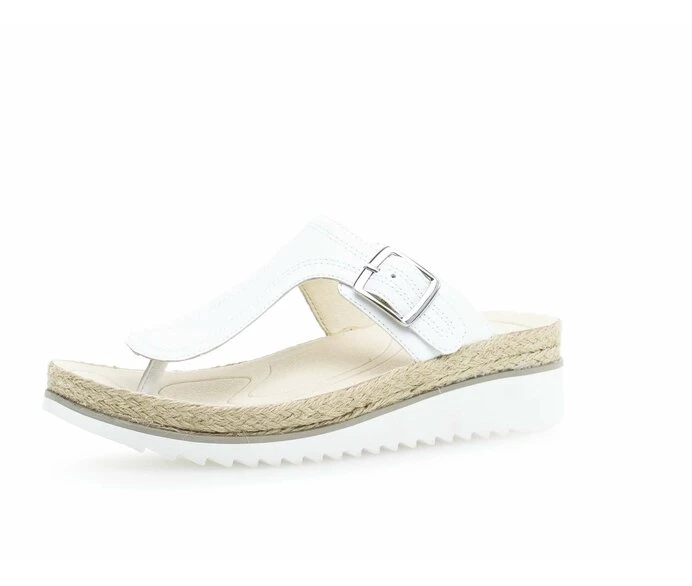 Gabor Sandaler Dame Hvite | NO0002511