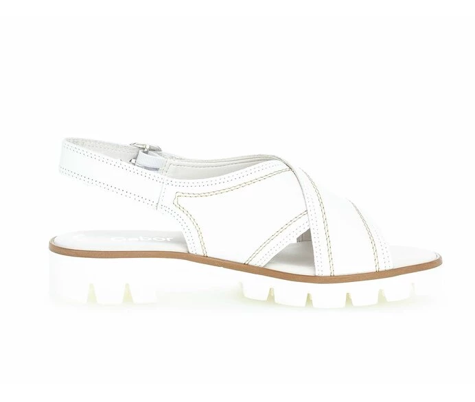 Gabor Sandaler Dame Hvite | NO0002513