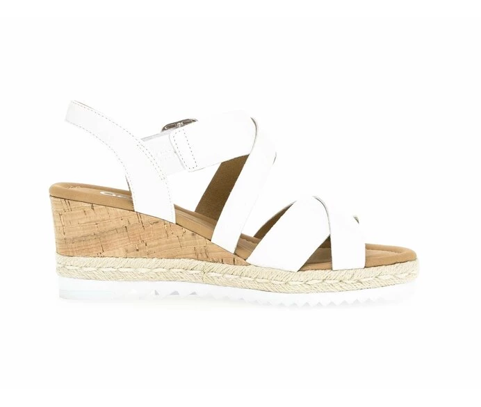 Gabor Sandaler Dame Hvite | NO0002581