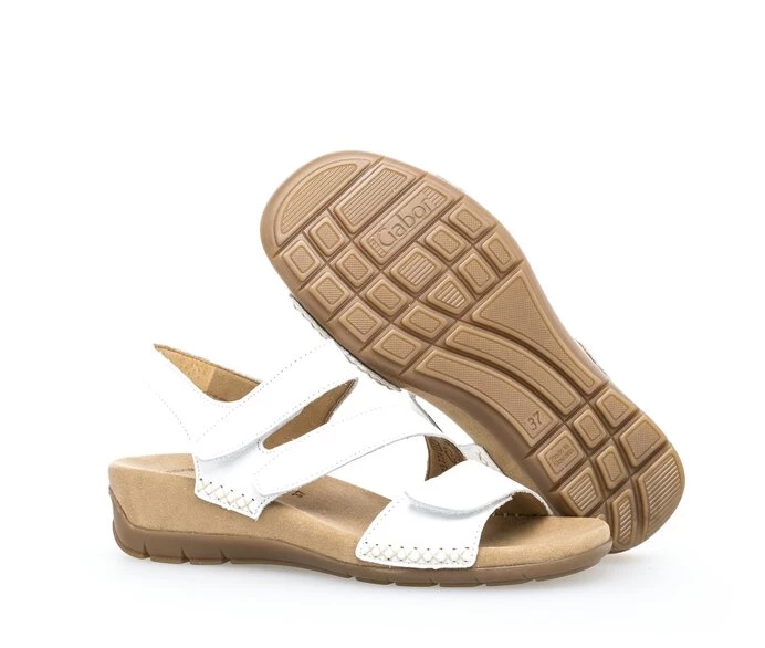 Gabor Sandaler Dame Hvite | NO0002632