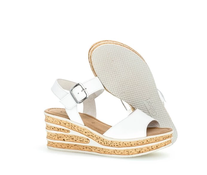 Gabor Sandaler Dame Hvite | NO0002709