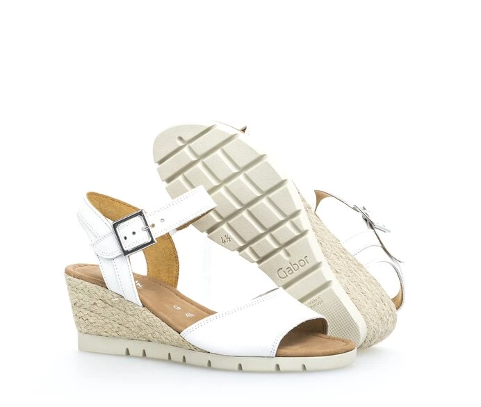 Gabor Sandaler Dame Hvite | NO0002740