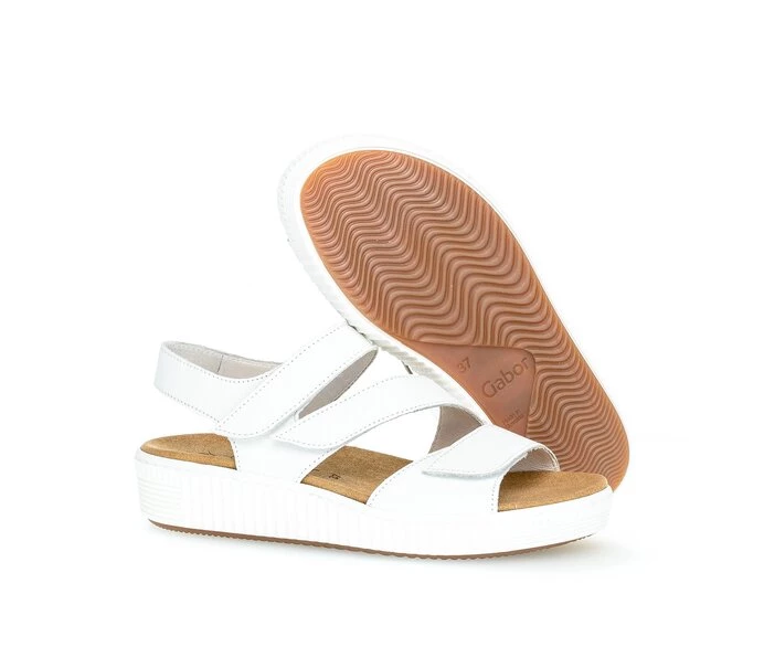 Gabor Sandaler Dame Hvite | NO0002778