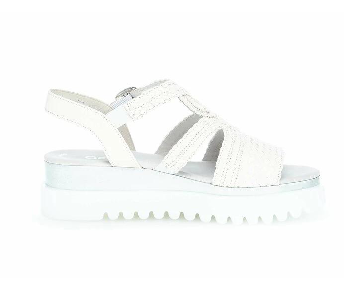 Gabor Sandaler Dame Hvite | NO0002829