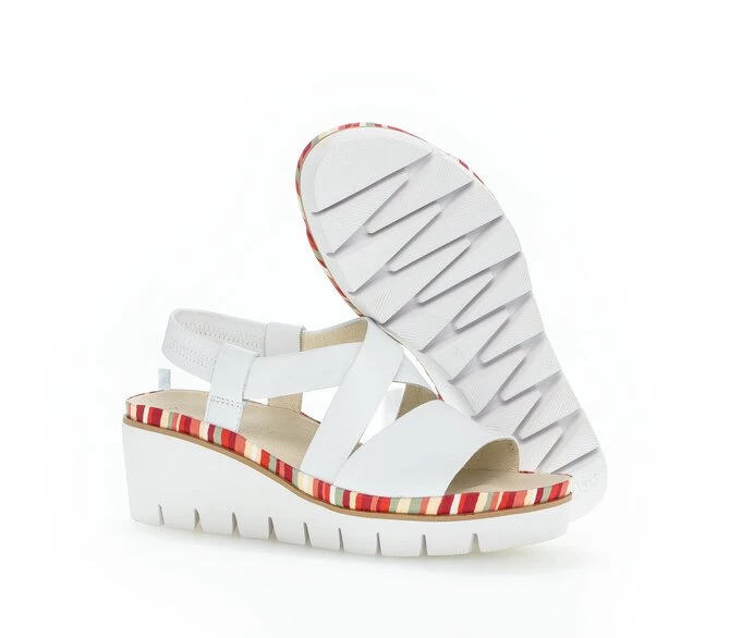 Gabor Sandaler Dame Hvite | NO0002854