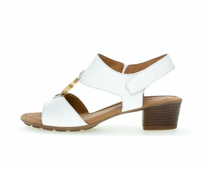 Gabor Sandaler Dame Hvite | NO0002884