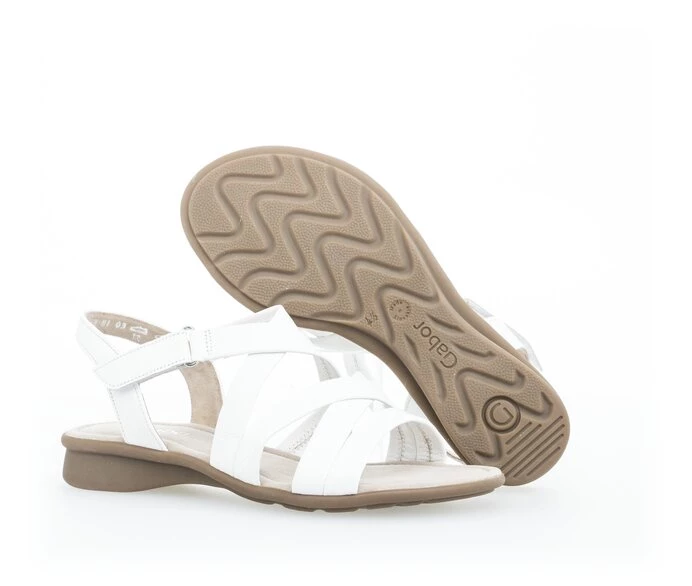 Gabor Sandaler Dame Hvite | NO0002896