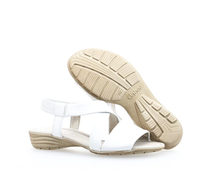 Gabor Sandaler Dame Hvite | NO0002947