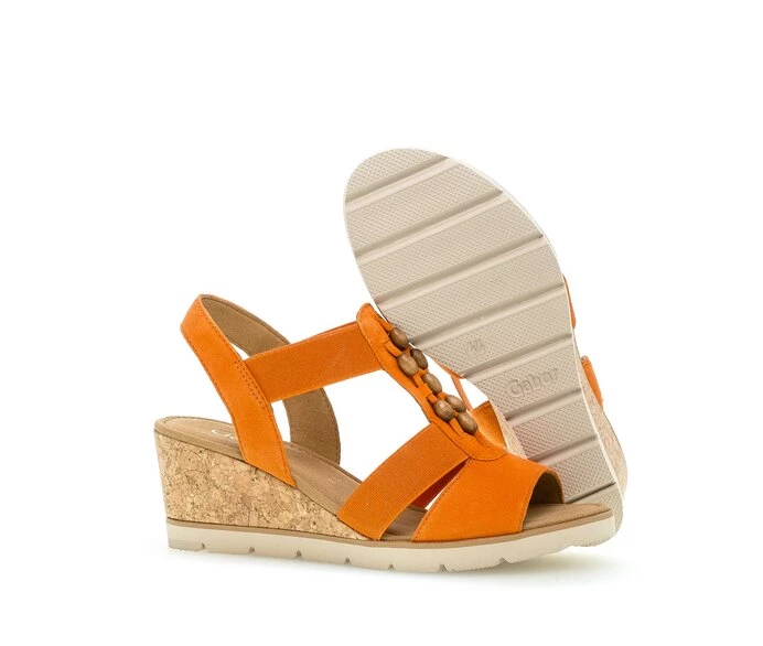 Gabor Sandaler Dame Oransje | NO0002468