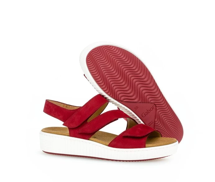 Gabor Sandaler Dame Rød | NO0002509