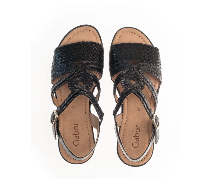 Gabor Sandaler Dame Svarte | NO0002255