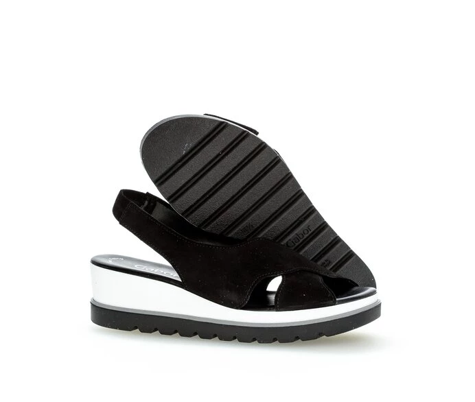 Gabor Sandaler Dame Svarte | NO0002296