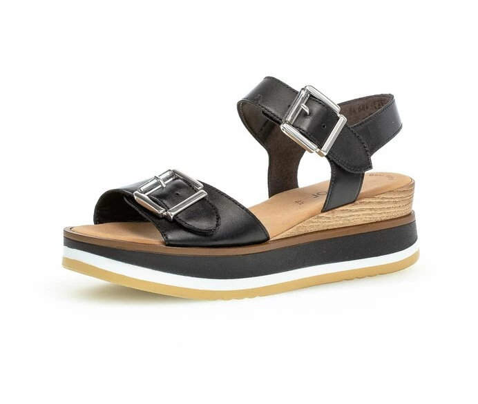 Gabor Sandaler Dame Svarte | NO0002366