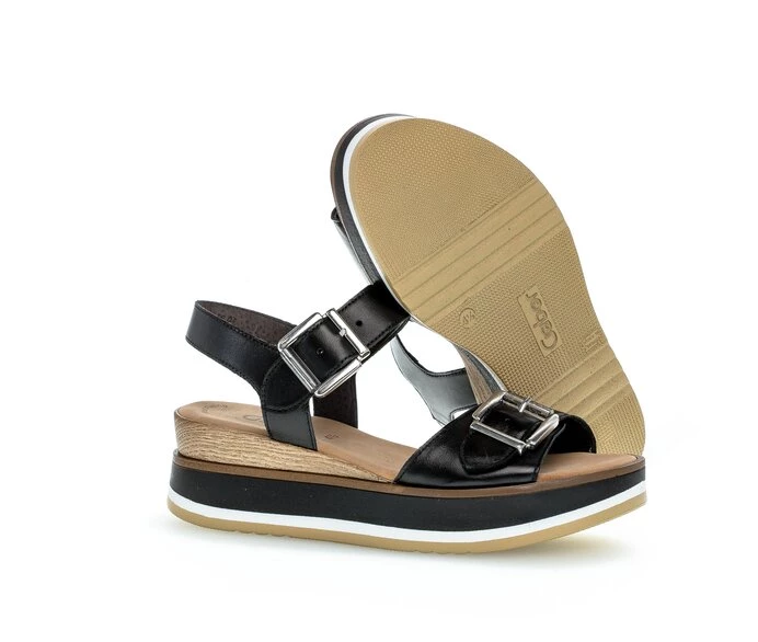 Gabor Sandaler Dame Svarte | NO0002366