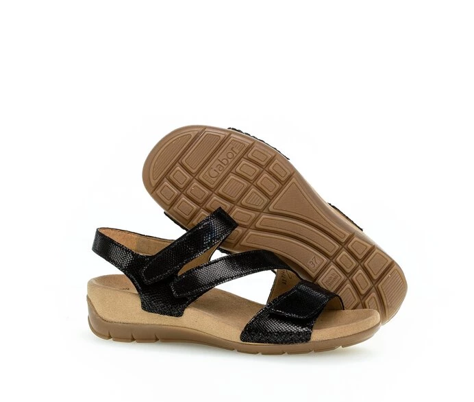 Gabor Sandaler Dame Svarte | NO0002376