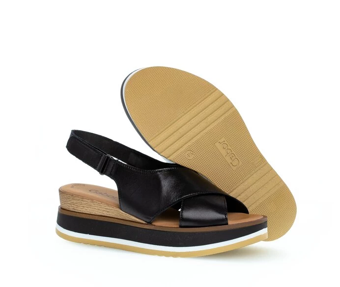 Gabor Sandaler Dame Svarte | NO0002521