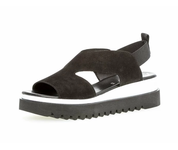 Gabor Sandaler Dame Svarte | NO0002541