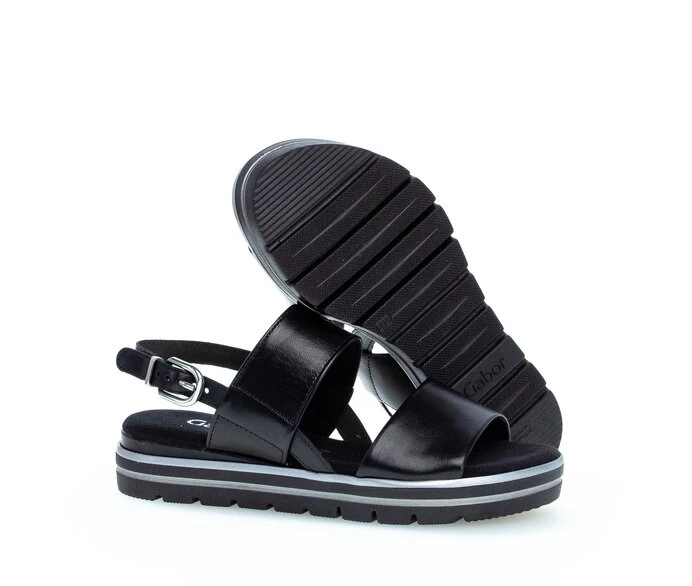 Gabor Sandaler Dame Svarte | NO0002551