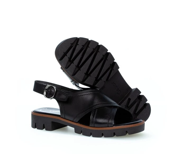 Gabor Sandaler Dame Svarte | NO0002558