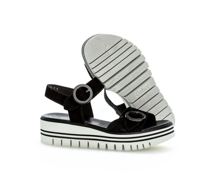 Gabor Sandaler Dame Svarte | NO0002560