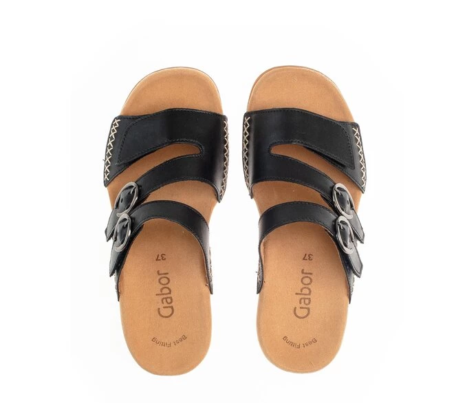 Gabor Sandaler Dame Svarte | NO0002664