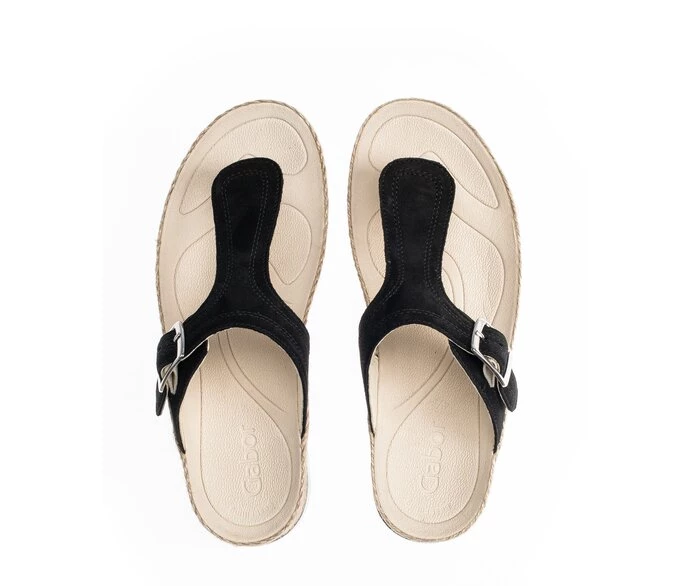 Gabor Sandaler Dame Svarte | NO0002750