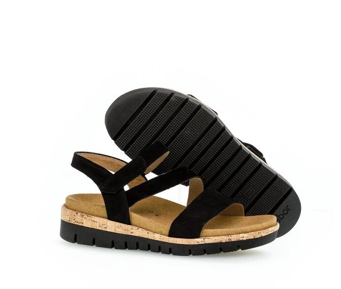 Gabor Sandaler Dame Svarte | NO0002753