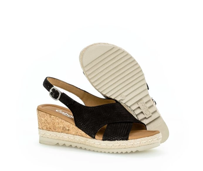 Gabor Sandaler Dame Svarte | NO0002772