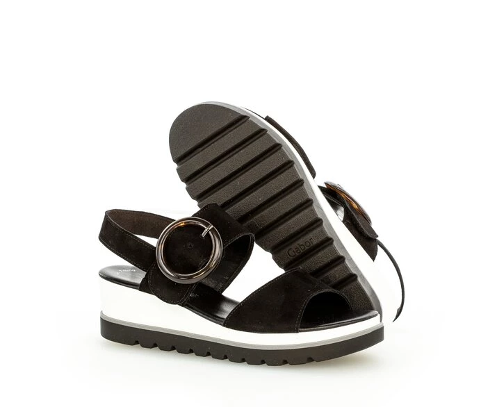 Gabor Sandaler Dame Svarte | NO0002862