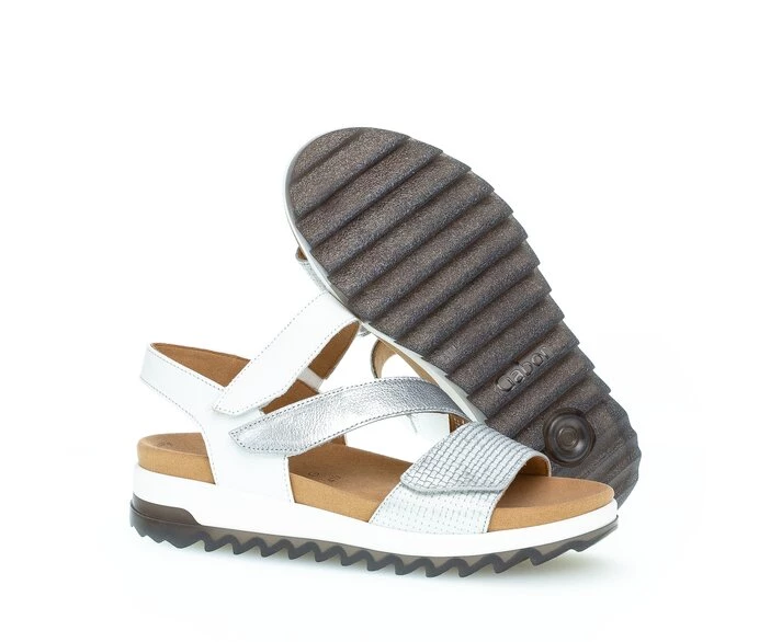 Gabor Sandaler Dame Sølv | NO0002791