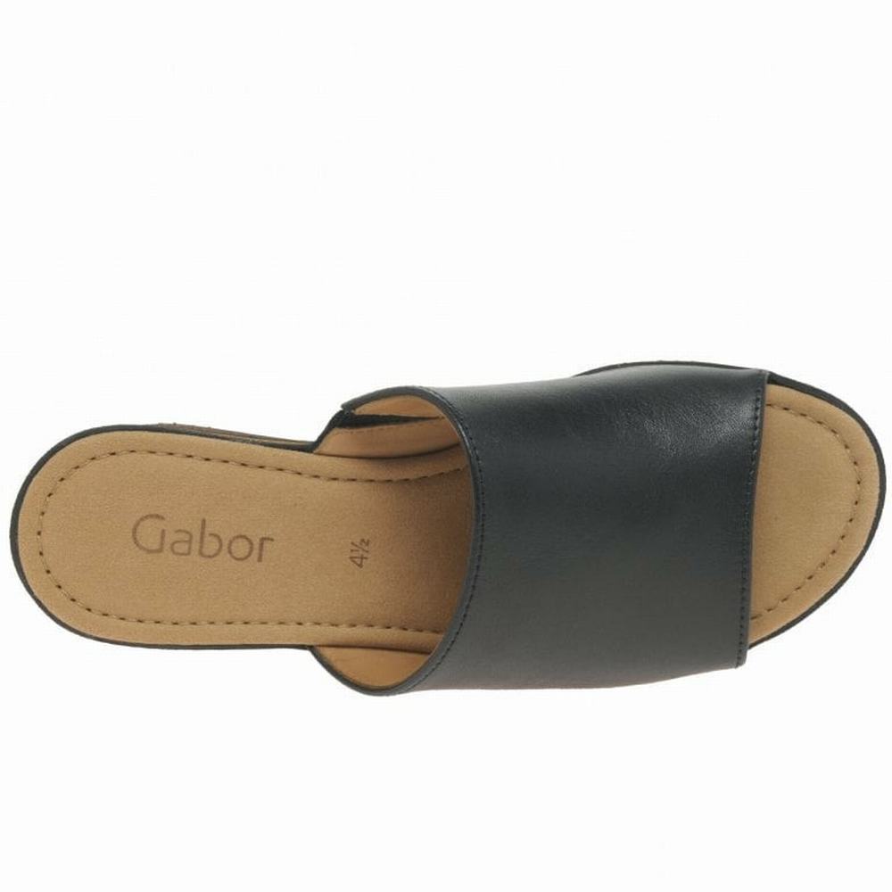 Gabor Trixie Heel Sandals Kilesandaler Dame Svarte | NO0002185